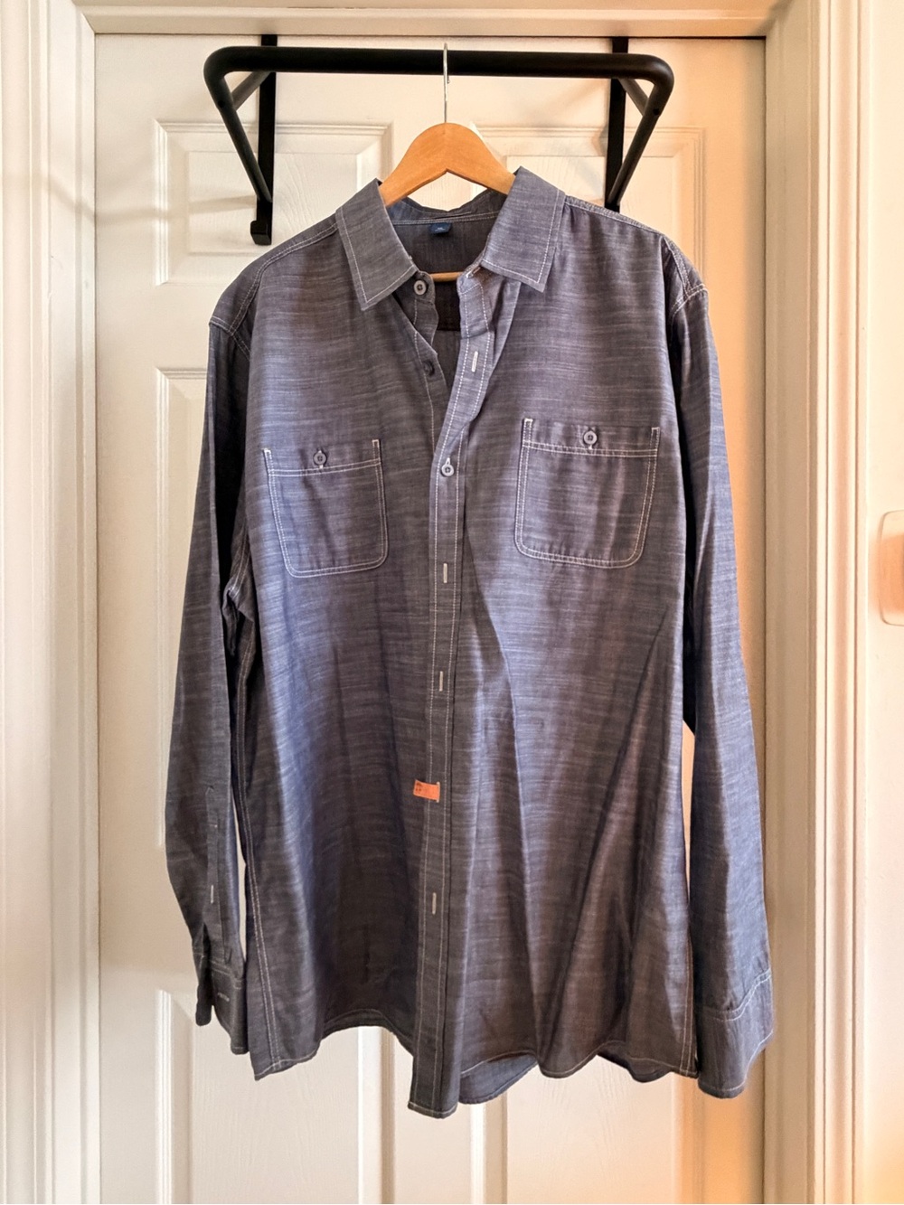 Port Authority Men's Button-Down Shirt - Heather Gray